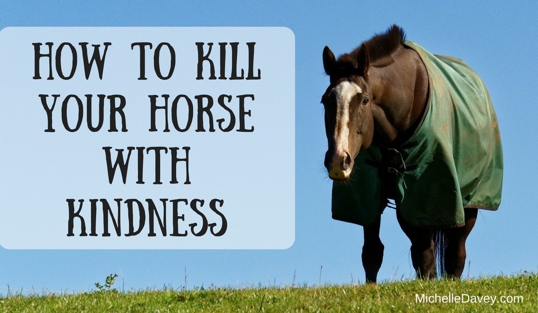 How To Kill Your Horse With Kindness